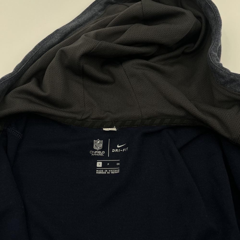 Nike Dallas Cowboys Travel Hybrid Full Zip Hoodie Mens Small On Field NFL Pocket - Picture 2 of 10